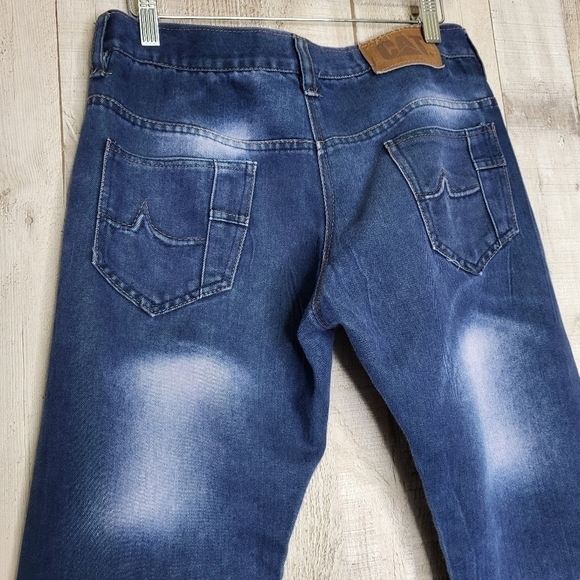 Vintage CAT Blue Jeans. No Size Tag - Picture 5 of 14